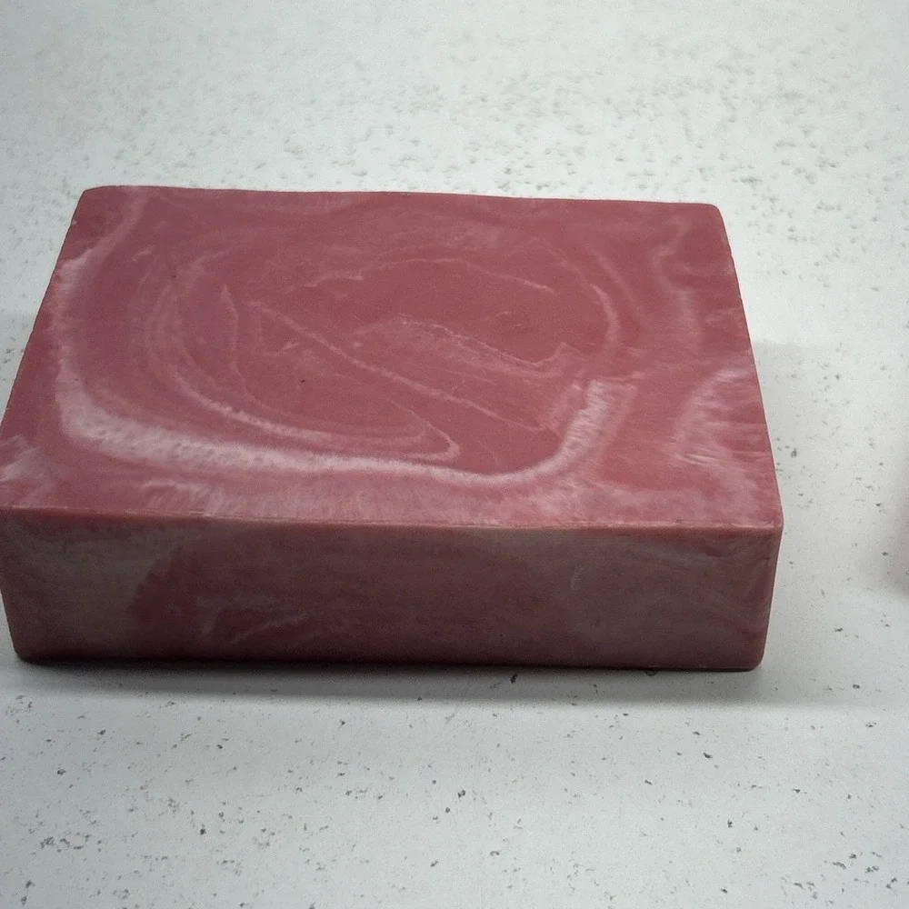Vintage Pink Soapstone Trinket Box Rectangular Sailing Ship Relief‎